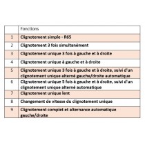 Rampe de convoi à LED 900 x 230 x 100 mm – Magnétique/Fixe – Agricole / exceptionnel - 9 fonctions détaillés.