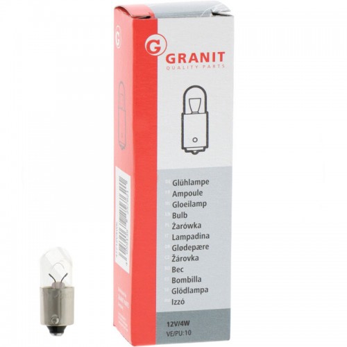 Lot de 10 Ampoules R2 - sphérique - 12 V - 4W  - 1