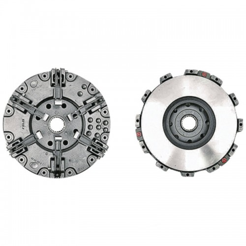 Embrayage double DuT 295 commande indépendante métal fritté – 22 cannelures 41 x 45 (Réf. Origine : 1964056C1, 230001114)  - 1