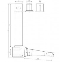 Pivot / Fusée Gauche – Deutz Série 06, 07, 07C, DX, DX3 – Réf. origine 2386801  - 3