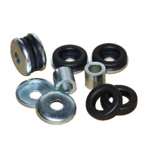 Kit amortisseurs (silentbloc) du garde-boue arrière Tracteur Deutz Série 06  - 1