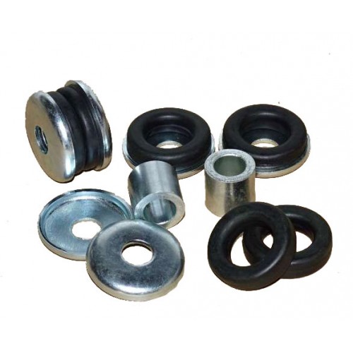 Kit amortisseurs (silentbloc) du garde-boue arrière Tracteur Deutz Série 06  - 1