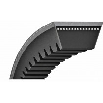 Courroie trapézoïdale AVX10 1450 Li (1500 La) dentée alternateur Deutz-Fahr Massey Ferguson  - 1