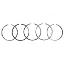 Jeu de 5 segments de piston Ø 87,31 mm pour IHC McCormick Série A, D, Farmall - Réf. 08-241300-00 / 3050149R92 IH - Internationa