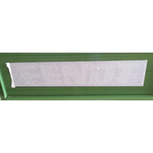Pochoir de peinture 730 x 132 mm pour plateau de porte-outils Fendt GT Fendt - 1