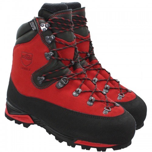 Bottines anticoupures PREMIUM EU42 UK8 rouge/noir classe 2  - 1