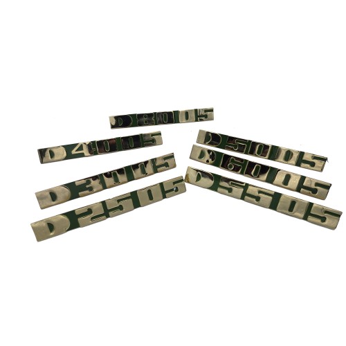 Emblème de modèle pour capot Deutz série D05 – 200 x 23 mm  - 1