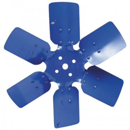 Hélice de ventilateur 6 pales en acier - Fordson et Ford - Dexta, Super Dexta, 2000, 2600, 3000, 3600, 4000, 4600, 5000, 5600 Fo