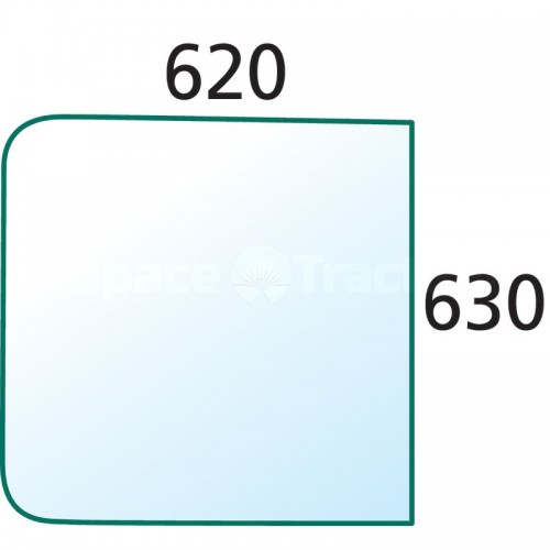 Vitre coulissante - Westberga - Mercedes-Benz - Trac 700, 800, 900, 1000, 1100 Mercedes Benz - 1