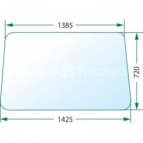 Pare-brise fixe - Mercedes-Benz - Trac 1100, 1300, 1400, 1500, 1600, 1800 Mercedes Benz - 1