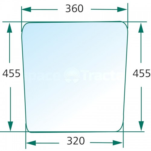 Pare-brise inférieur avant et arrière - Mercedes-Benz - Trac 1100, 1300, 1400, 1500, 1600, 1800 Mercedes Benz - 1