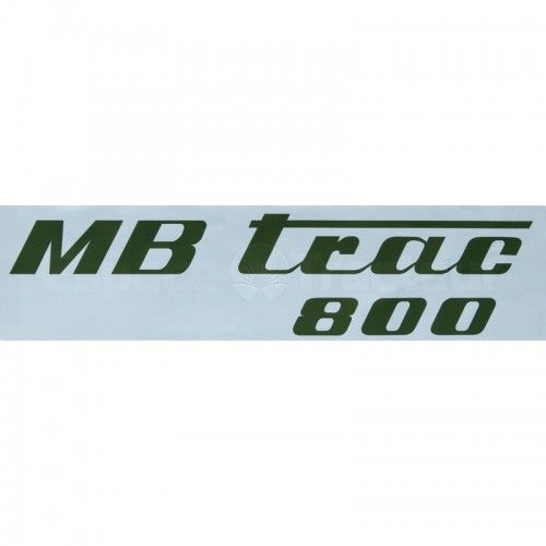 Emblème MB Trac 800 - Mercedes-Benz - Trac 800 Mercedes Benz - 1