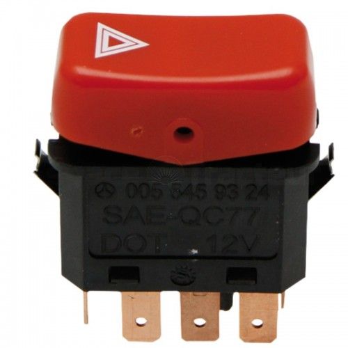 Commutateur - feux de détresse - Mercedes-Benz - Trac 700, 800, 900, 1000, 1100, 1300, 1400, 1600, 1800, U407, U417, U427, U437 